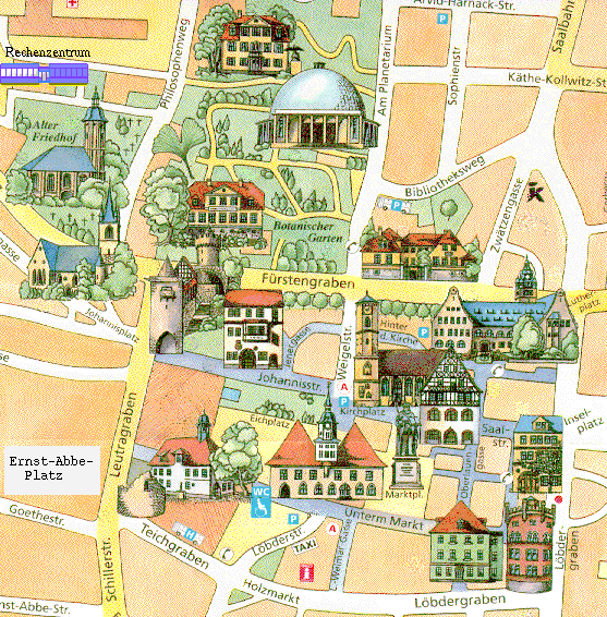 Stadtplan Jena